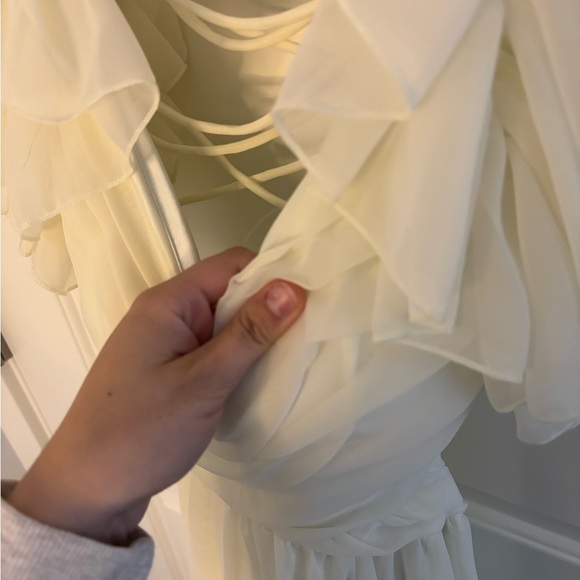 Altar'd State Ivory Maxi Dress - Picture 6 of 12